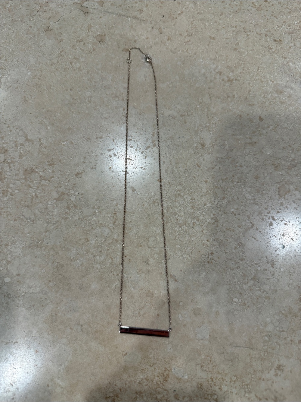 16in gold bar necklace
